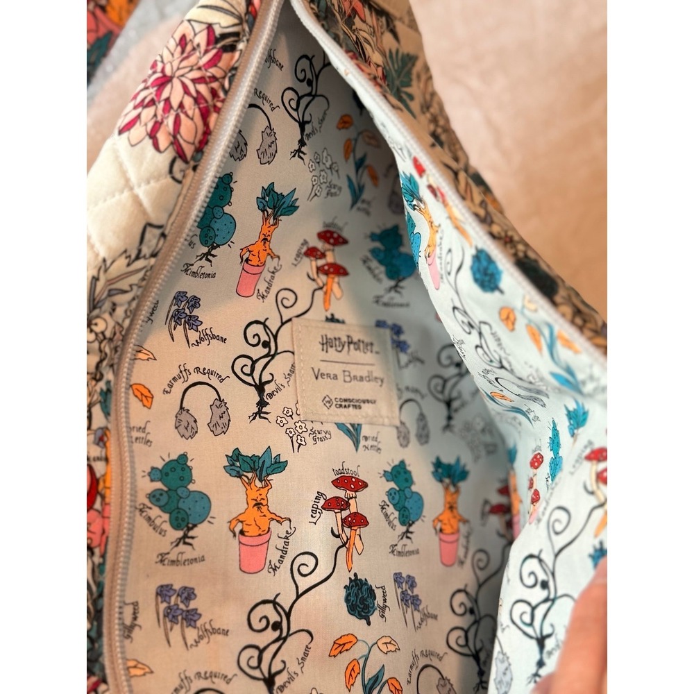 HARRY POTTER VERA BRADLEY HERBOLOGY sling backpack - Picture 9 of 11